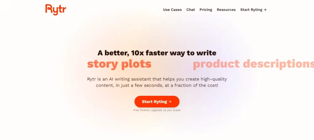 Rytr AI Content Writer Review, Features, Pricing, & Alternatives