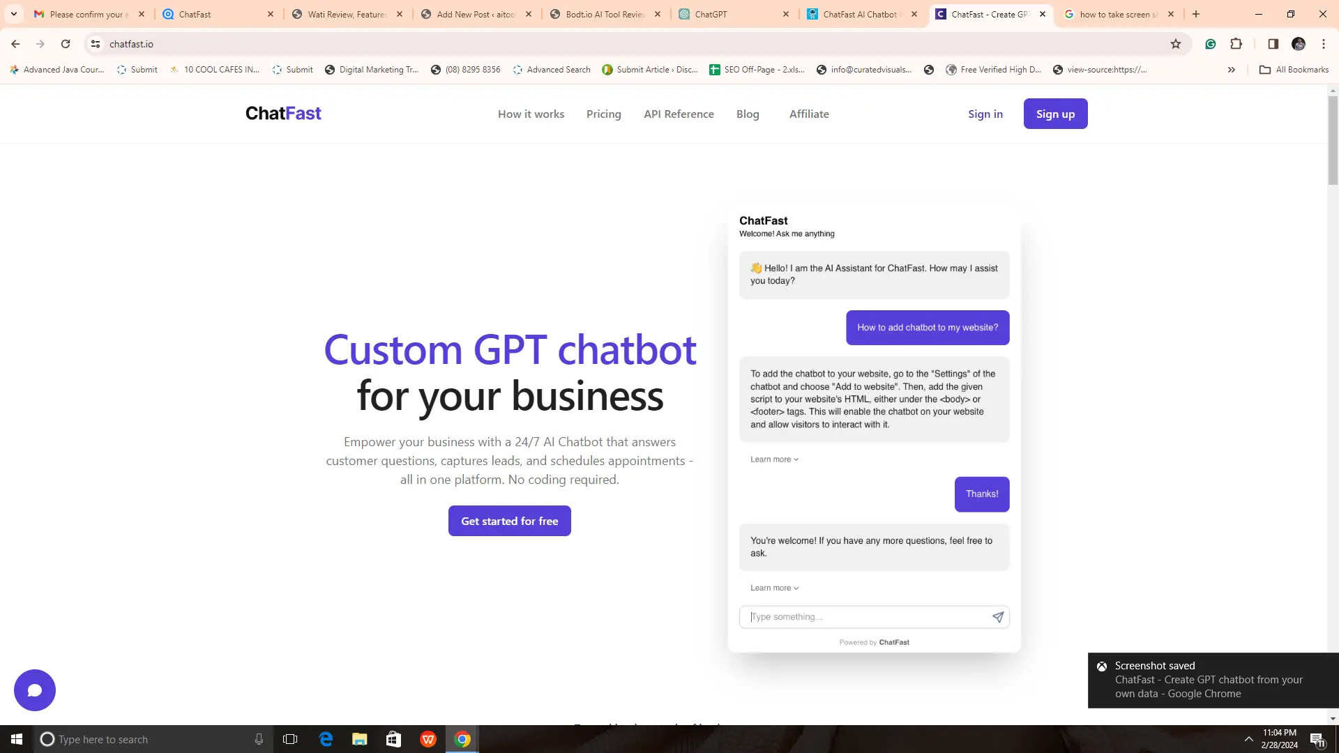 ChatFast - AI Chatbot Review, Pricing & Alternatives